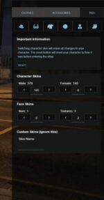 NoPixel Clothes System [Updated]