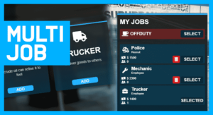 Multiple Jobs System [Job center][Multi Job][Optimized][Amazing UI]