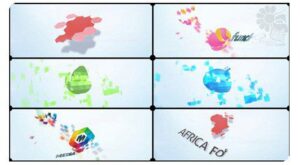 AE VideoHive Fragments Corporate Logo