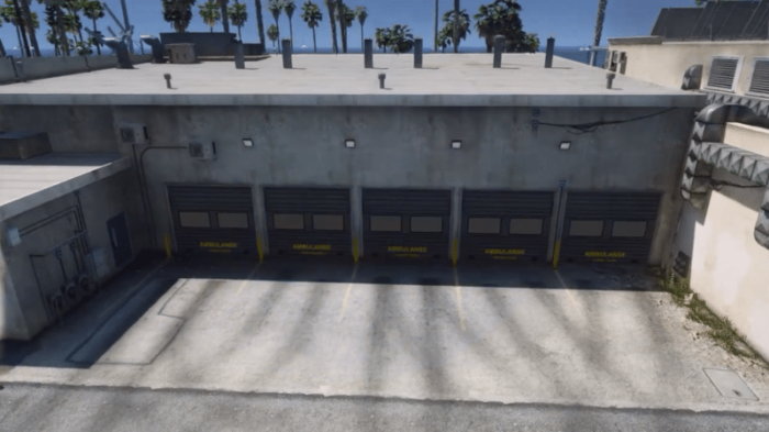 Hospital Center MLO V9 [Medical Center][Ambulance Station]