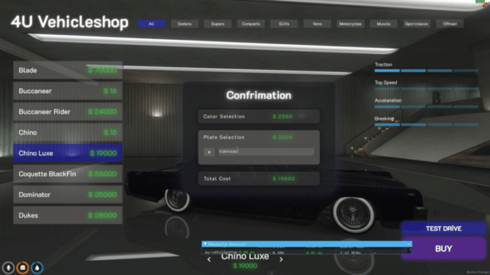 VehicleShop System V20 [Manage Your Dealership][ESX] [QB]