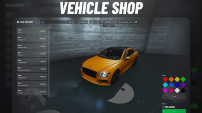 VehicleShop System V21 [ESX/QB]