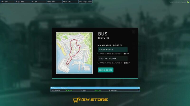 Bus Driver Job V2 [ESX]