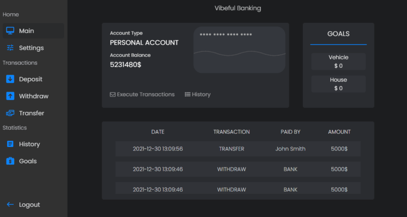 Banking System V13