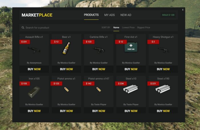 Marketplace System V4 [Shopping][Safe Trading][Standalone]